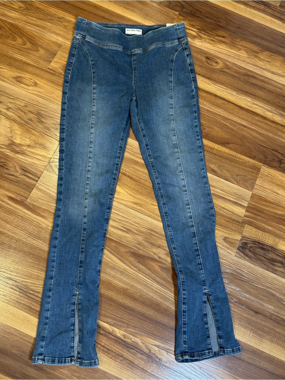 Free People NWT We The Free Double Dutch Slit Skinny Jeans Size Small